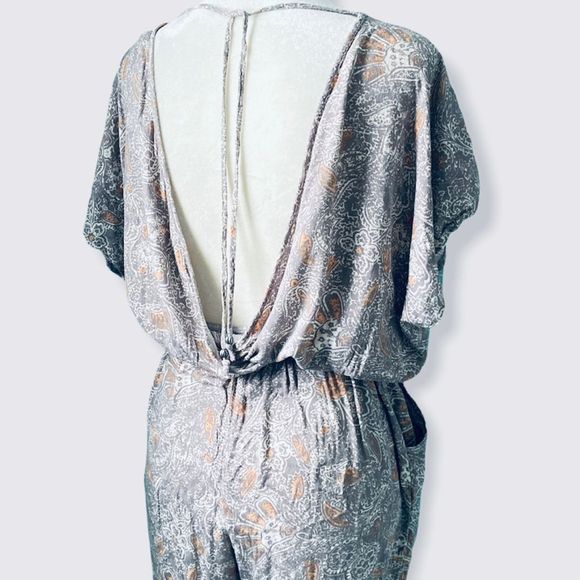 Free People Universal Surplice Floral Jumpsuit - Picture 8 of 8